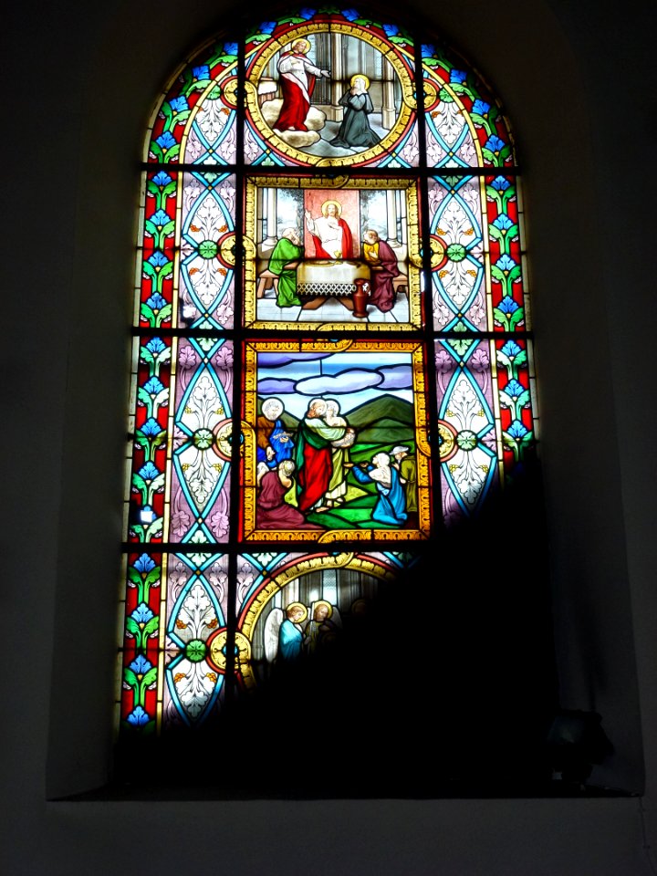 Raimbeaucourt (Nord, Fr) église, vitrail 13