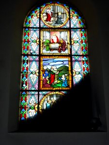 Raimbeaucourt (Nord, Fr) église, vitrail 13