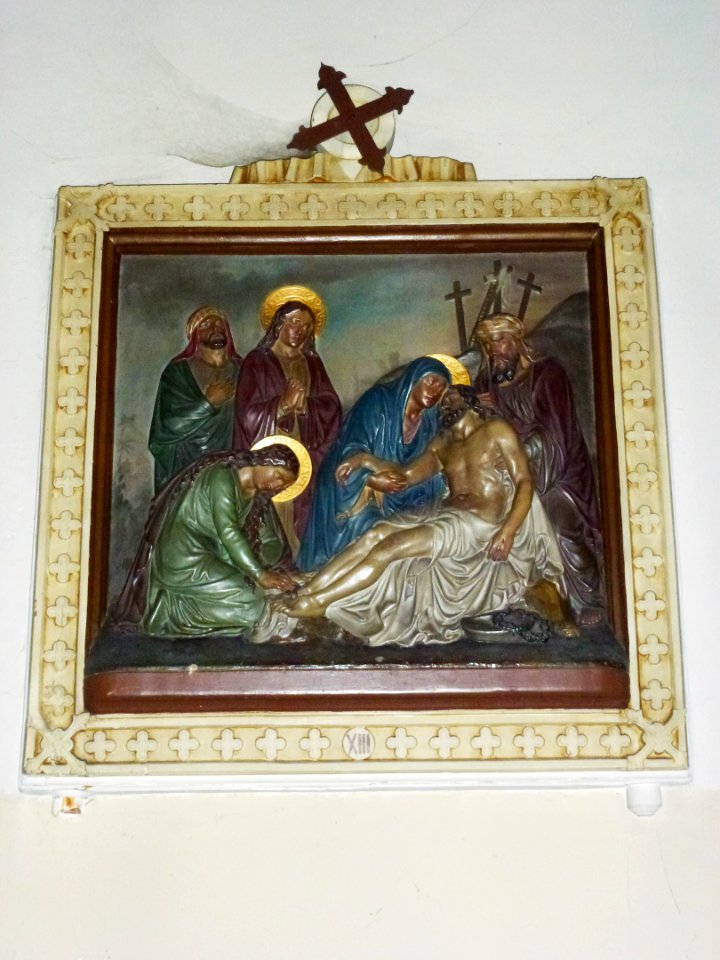 Raimbeaucourt (Nord, Fr) église, chemin de Croix, station 13