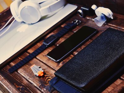 Cell phone headphones office