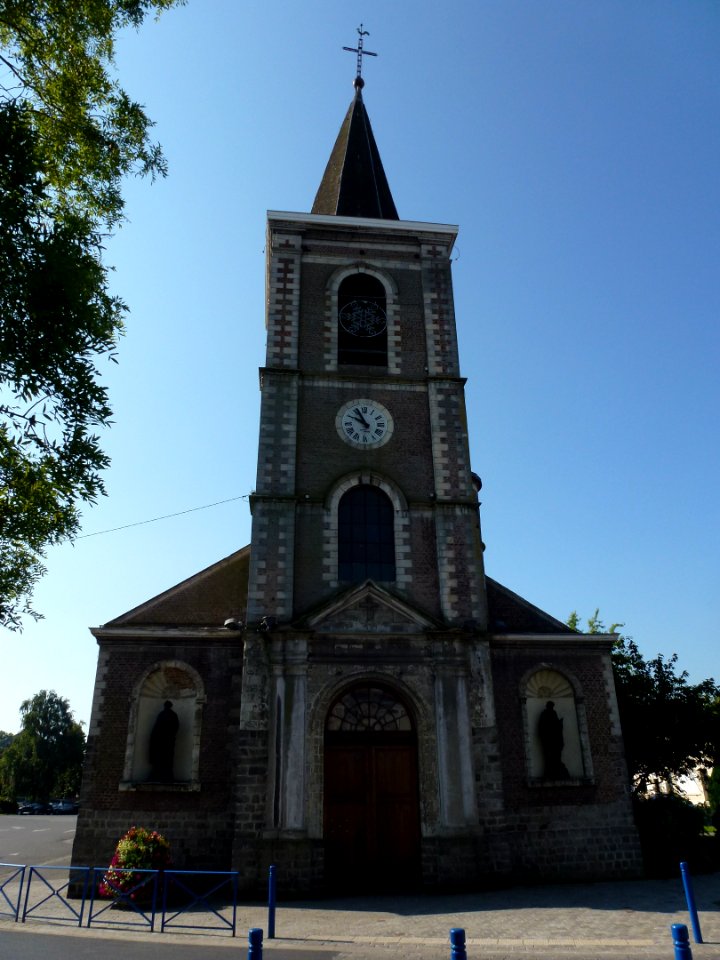 Raismes (Nord, Fr) Église Saint-Nicolas, extérieur