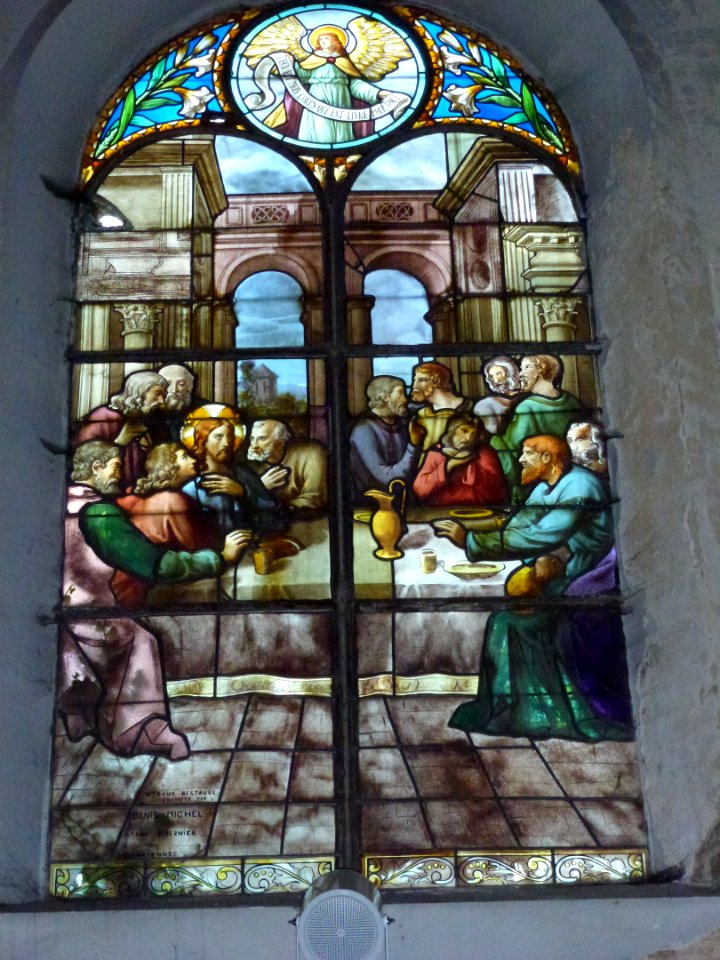 Raismes (Nord, Fr) Église Saint-Nicolas, vitrail 09