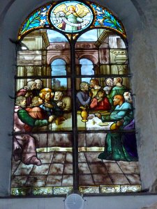 Raismes (Nord, Fr) Église Saint-Nicolas, vitrail 09