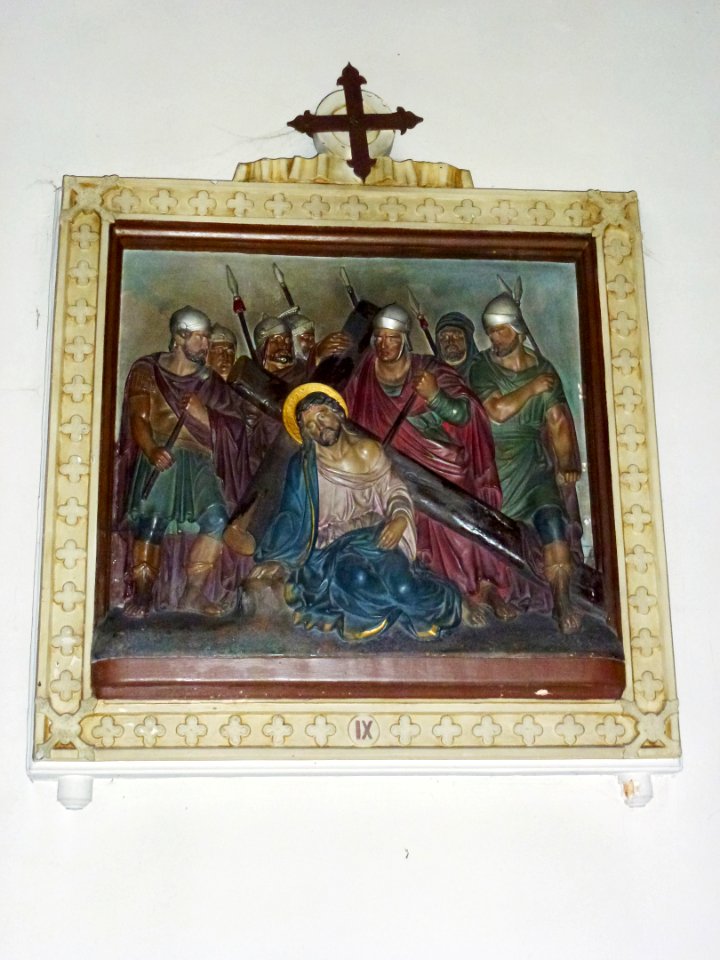 Raimbeaucourt (Nord, Fr) église, chemin de Croix, station 09