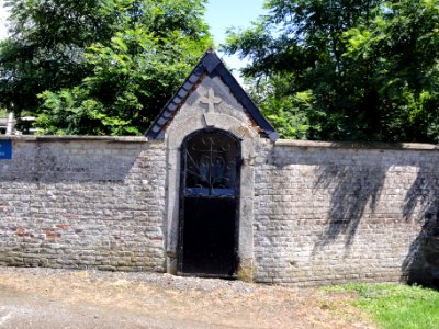 Rainsars (Nord, Fr) chapelle, route de Sains