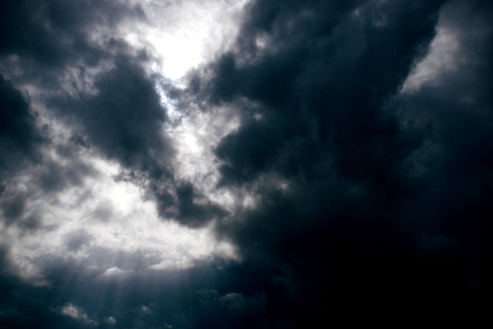 Rainy sky over Duhok