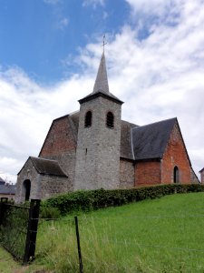 Rainsars (Nord, Fr) église extérieur, latéral
