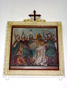 Raimbeaucourt (Nord, Fr) église, chemin de Croix, station 10