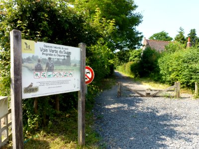Raimbeaucourt (Nord, Fr) Voie verte du Sucre