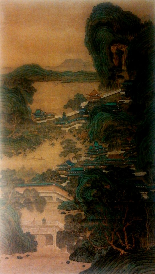 Qing Dynasty A palace on the shore
