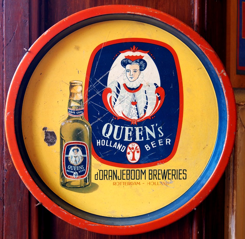 Queens dOranjeboom Breweries, beer tray