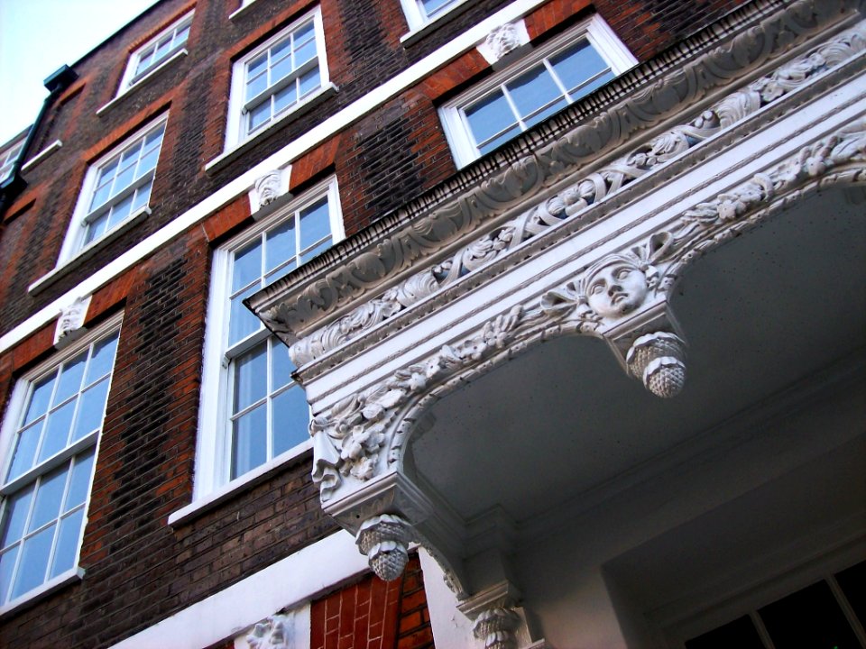 Queen Anne's Gate, architectural details 02