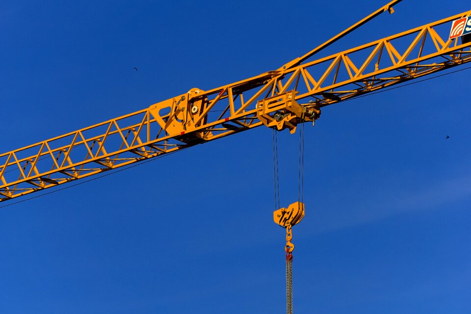 Site cranes construction work