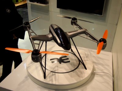 Quadrocopter, ISPO 2014 Munich (03)