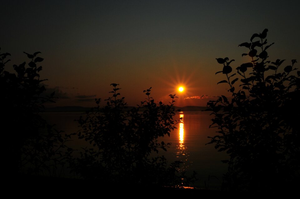 Landscape bridge of gold st-lawrence river