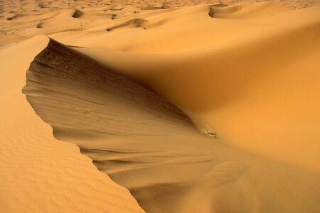 Desert structure dune photo