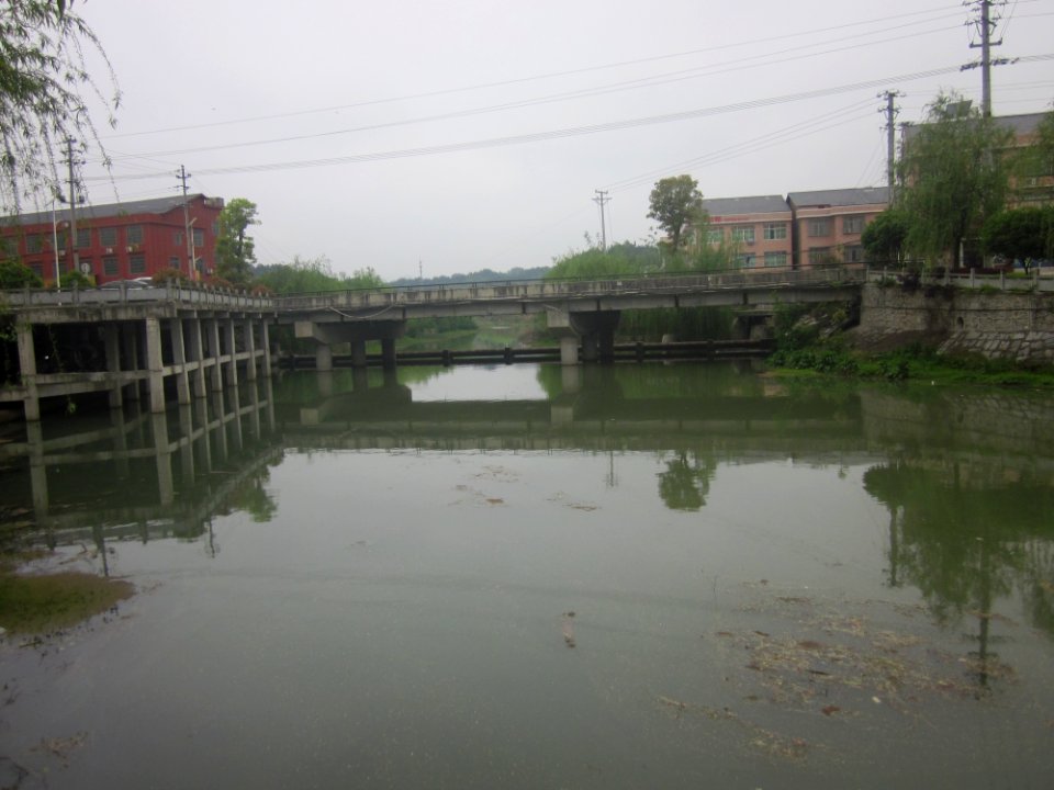 Qingshan Bridge over the Chu River in Qingshanqiao, Ningxiang, Hunan, China, Picture2
