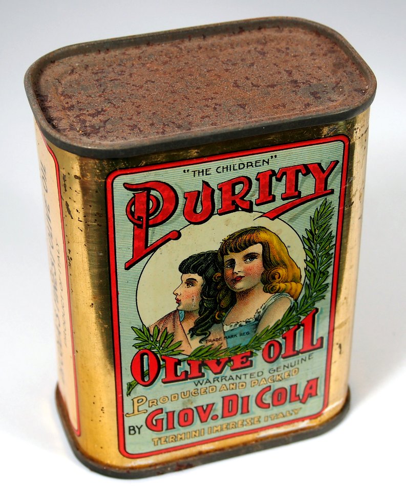 Purity Olive Oil tin, pic1