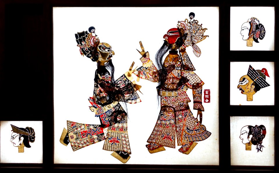 Puppets and puppet heads - Sichuan University Museum - Chengdu, China - DSC06182