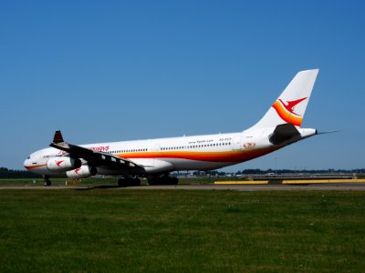 PZ-TCP Surinam Airways Airbus A340-311 - cn 049 taxiing 21July2013 pic-007