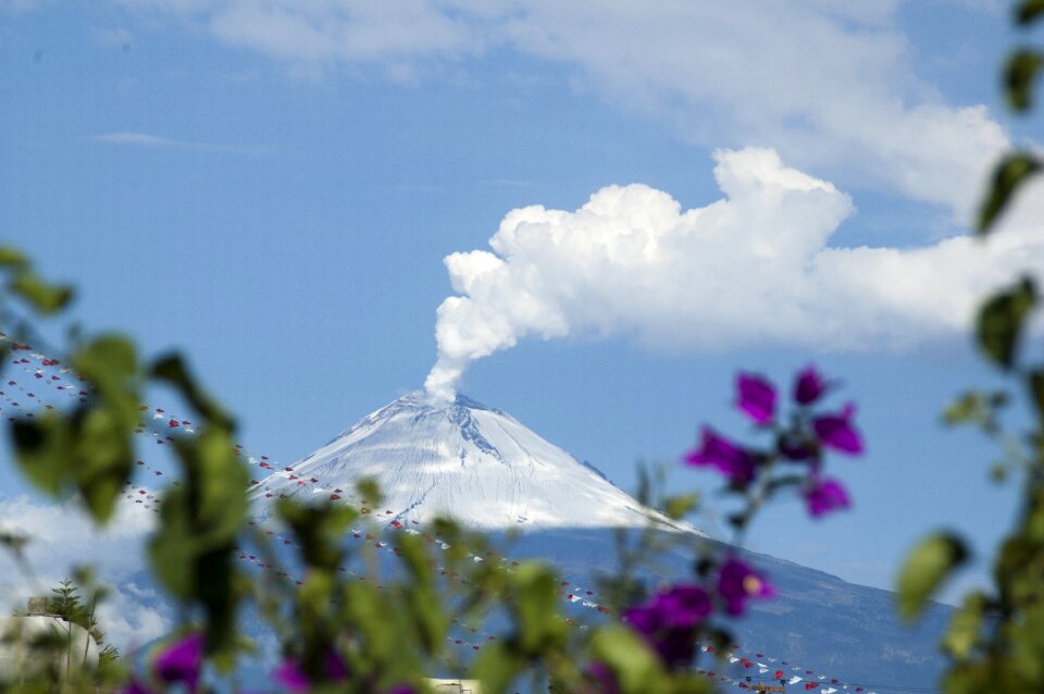 Volcano mexican landscape