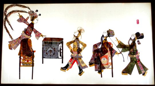 Puppet scene - Sichuan University Museum - Chengdu, China - DSC06184