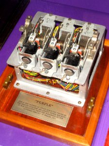 PURPLE (Type 97) cryptographic device fragment - 97-shiki ōbun inji-ki (九七式欧文印字機) or 暗号機 タイプB - National Cryptologic Museum - DSC07837