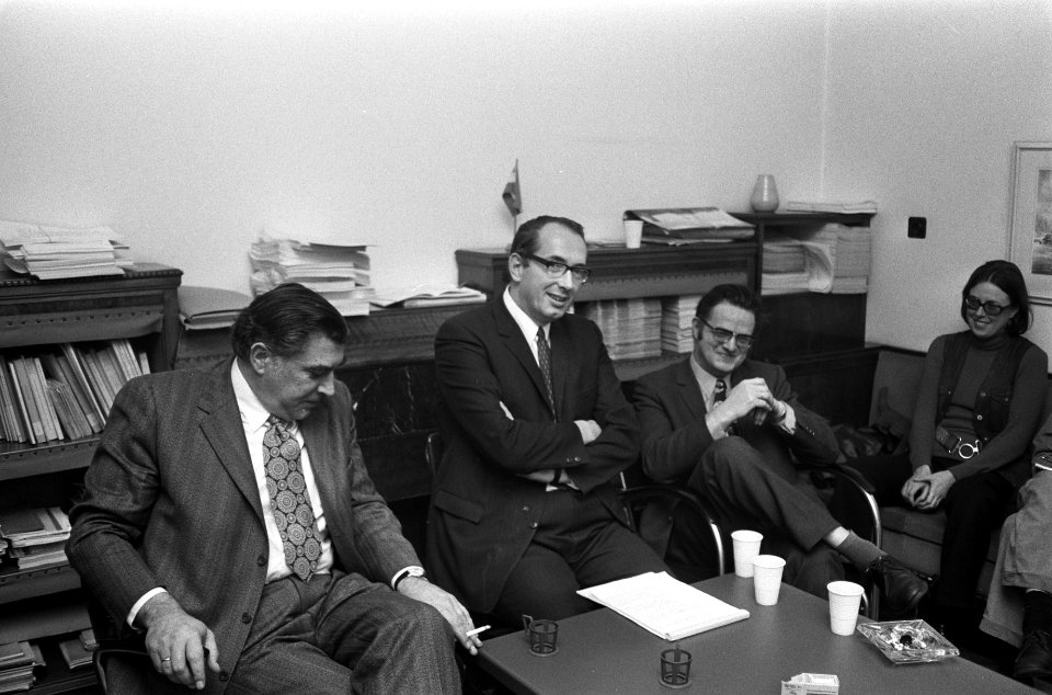 Raad van overleg van werkgevers en werknemers metaalindustrie bijeen over CAO in, Bestanddeelnr 925-3036