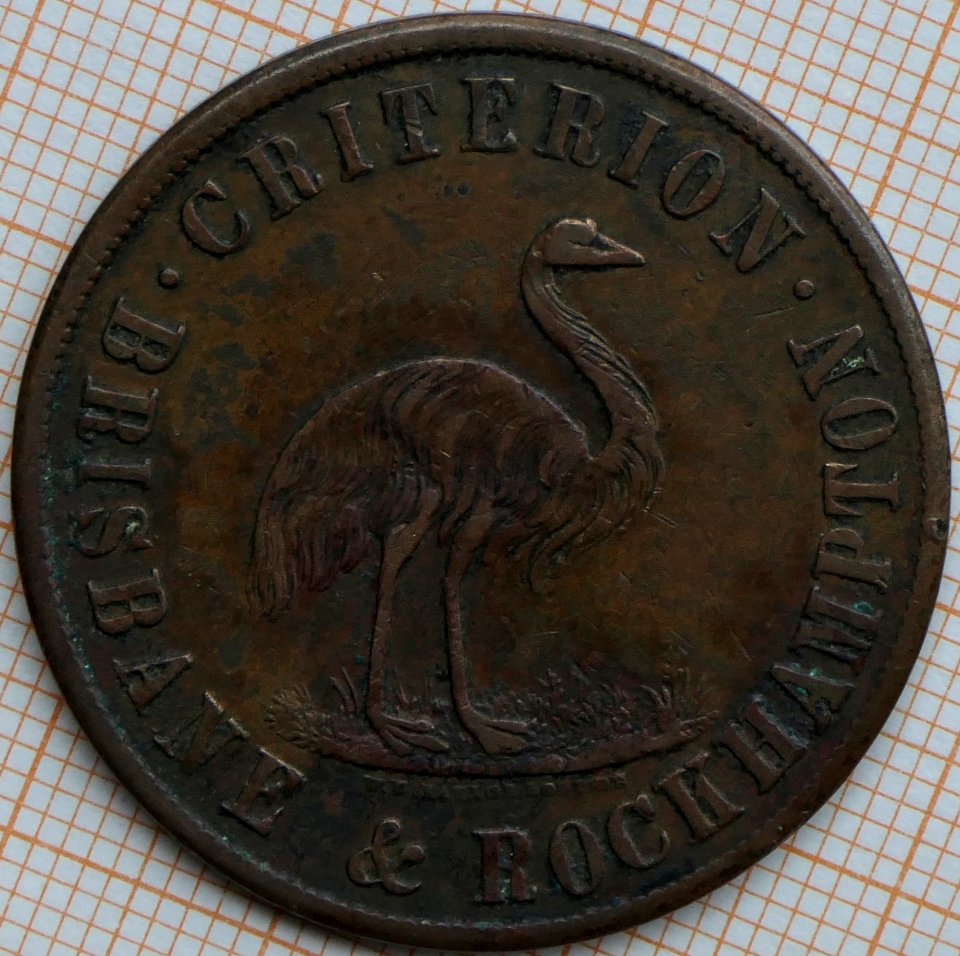 R488 Australian Penny Token, ND, Steward & Hemmant - reverse