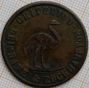 R488 Australian Penny Token, ND, Steward & Hemmant - reverse