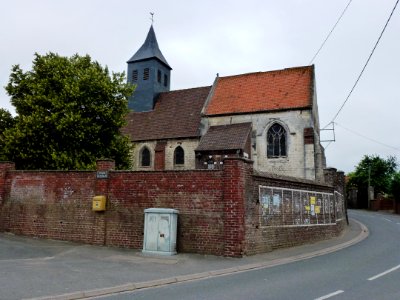 Quernes (Pas-de-Calais) église 01