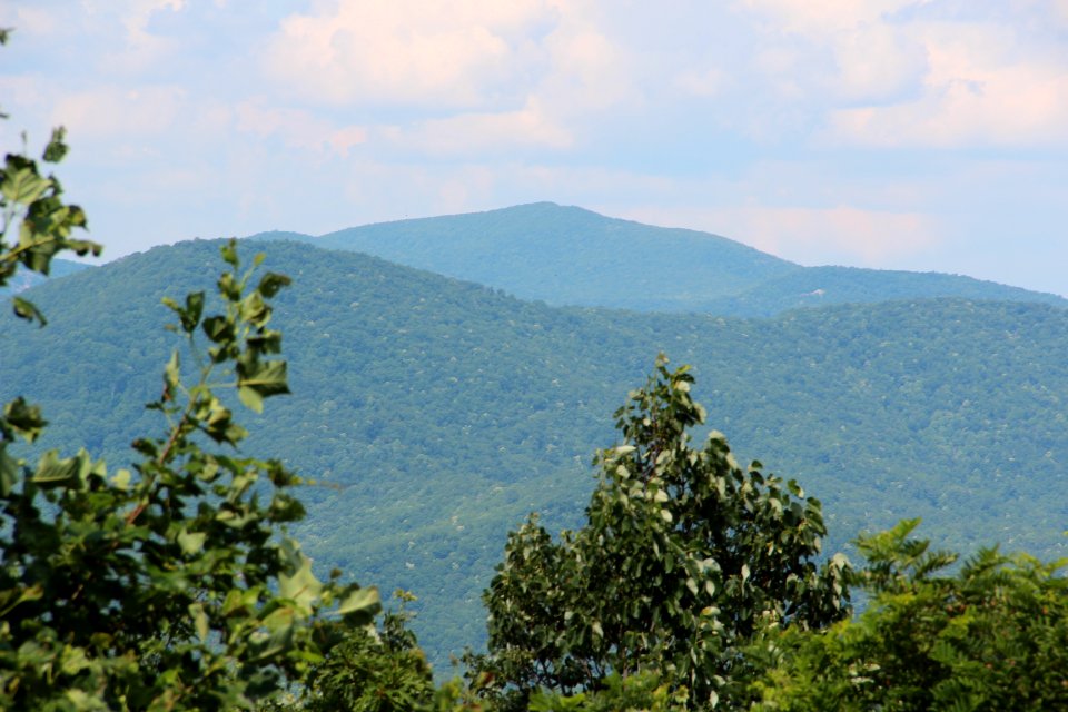 Rabun Bald viewed from Black Rock Mountain State Park, July 2016