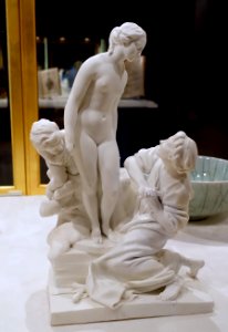 Pygmalion and Galatea, Sevres, after Etienne Maurice Falconet, France, 1764, soft-paste biscuit porcelain - Waddesdon Manor - Buckinghamshire, England - DSC07725