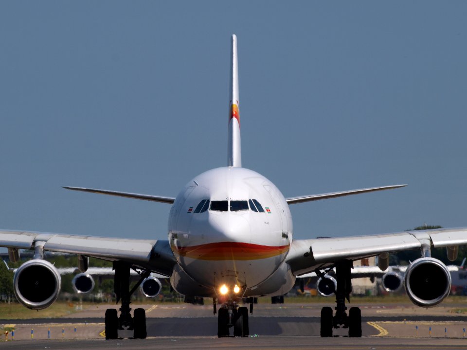 PZ-TCP Surinam Airways Airbus A340-311 - cn 049 taxiing 21July2013 pic-001