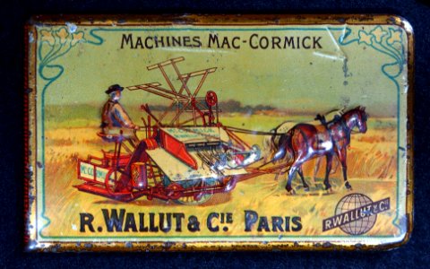 R Wallut et Cie, 168 Bd de la Villette, Paris, tin notebook cover, foto3