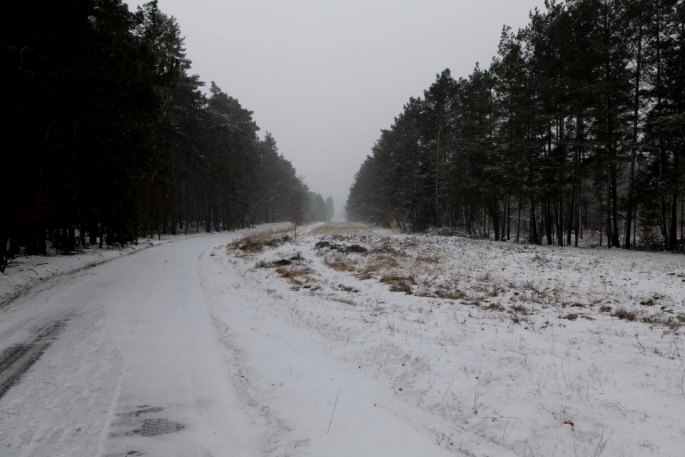 R1 in Ferch with snow 2021-02-07 18