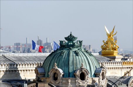 Tourism paris opera dome