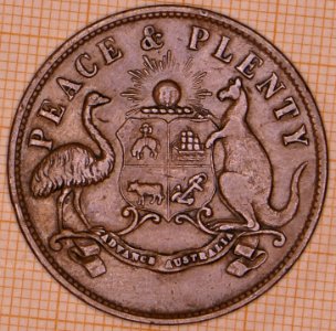 R359 Australian Penny Token, ND, Merry, TF & Co., Toowoomba - reverse