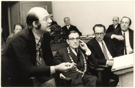 Raadsvergadering over drugs, 11 maart 1971. NL-HlmNHA 54009329