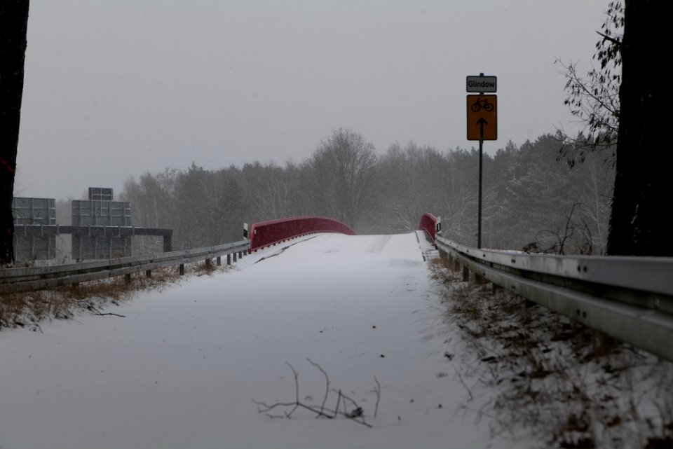 R1 in Ferch with snow 2021-02-07 20