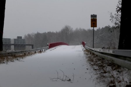 R1 in Ferch with snow 2021-02-07 20