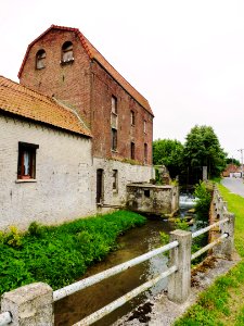 Quernes (Pas-de-Calais) moulin sur La Laquette