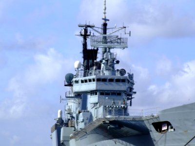 R07 HMS Ark Royal p1 IJ harbour, Port of Amsterdam
