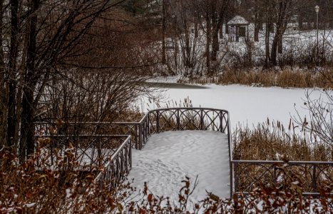 Quebe city on winter, Canada 01