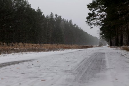 R1 in Ferch with snow 2021-02-07 06