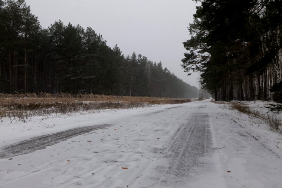 R1 in Ferch with snow 2021-02-07 04