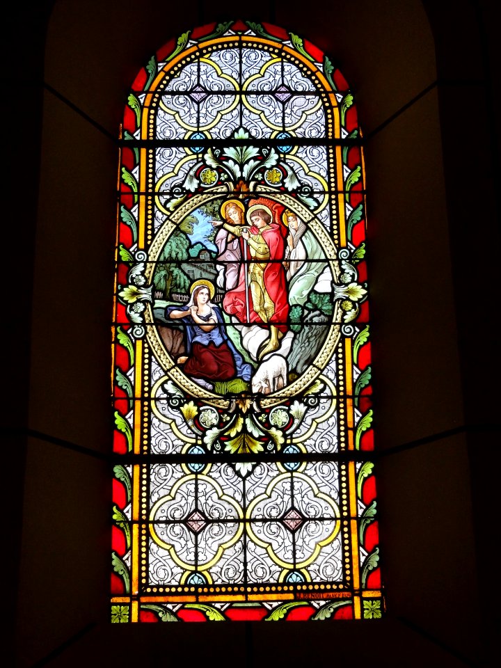 Réclonville (M-et-M) église (03) vitrail