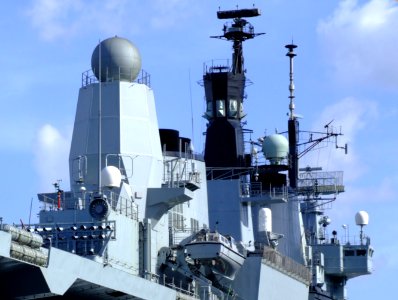 R07 HMS Ark Royal p9 IJ harbour, Port of Amsterdam