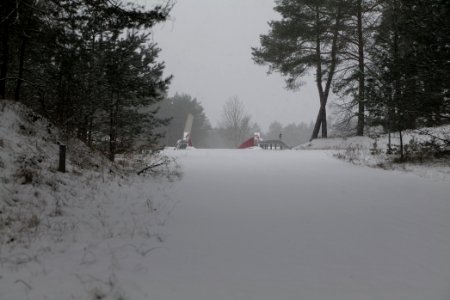 R1 in Ferch with snow 2021-02-07 02