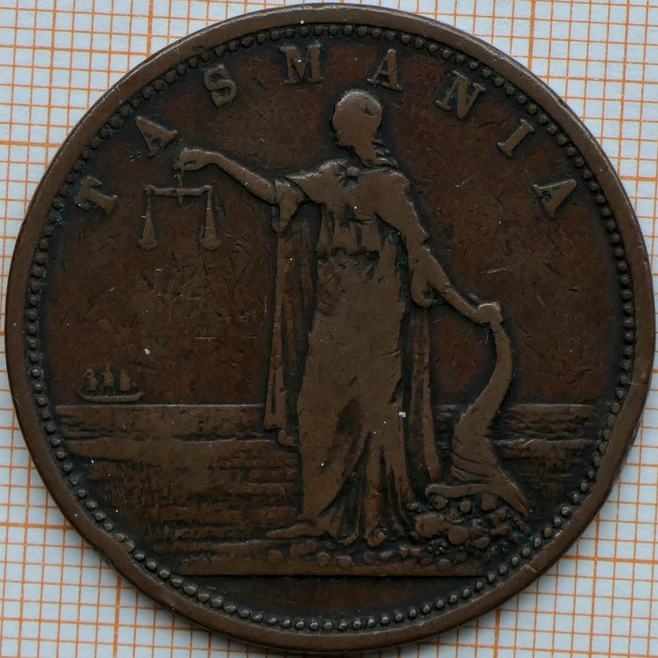 R354 Australian Penny Token, ND, Mather, R. Andrew - reverse